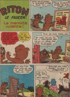 Scan Episode Riton Le Faucon pour illustration du travail du dessinateur Warner Bros Inc